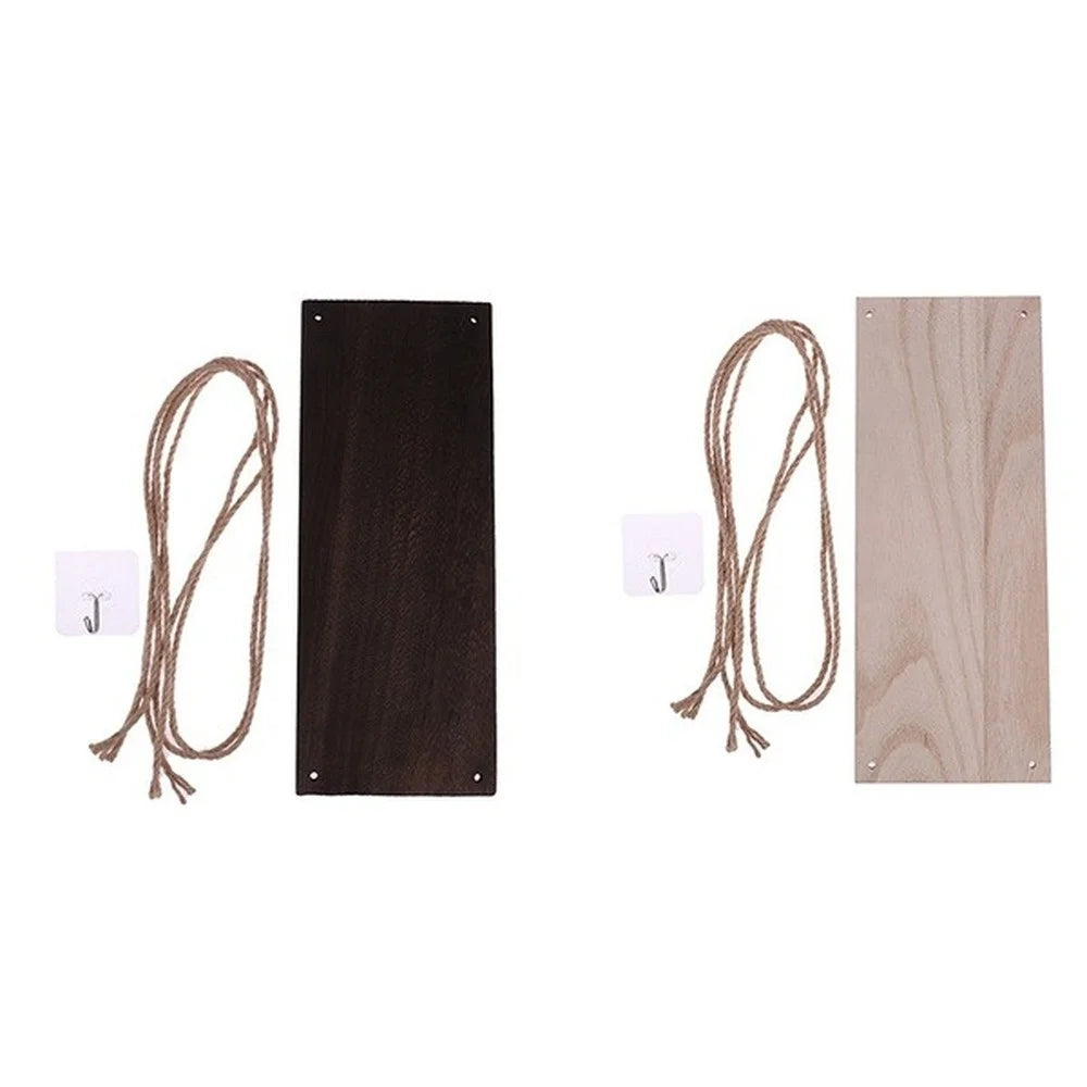 Floating Wooden Rope Shelf