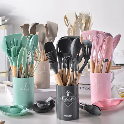 12PCS Silicone Kitchenware