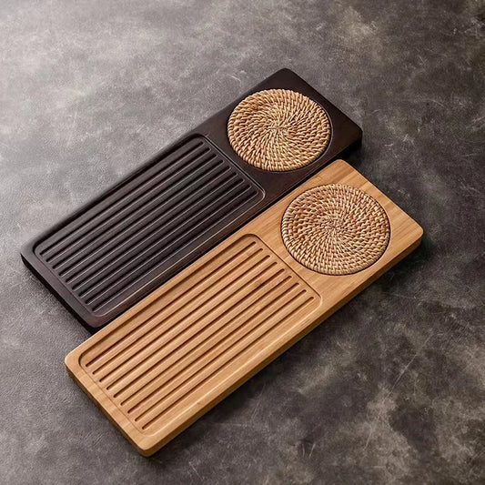 Solid Bamboo Tea Trays